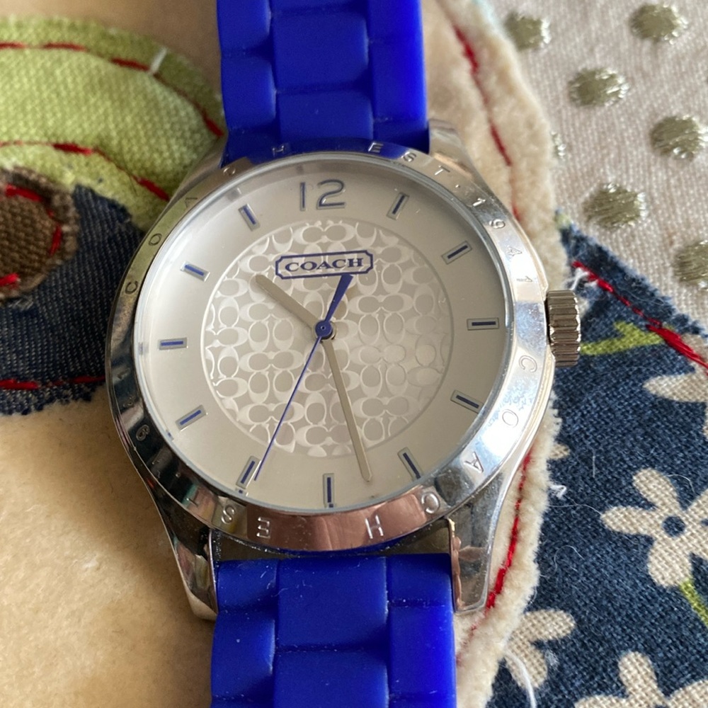 COACH Silver Tone Watch CA 69.3.14.0706